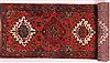 Meshkin Orange Runner Hand Knotted 32 X 124  Area Rug 400-16500 Thumb 3