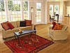 Kashan Red Hand Knotted 50 X 83 Area Rug 400-16502 Thumb 4