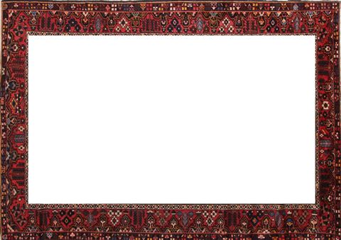 Bakhtiar Red Hand Knotted 86 X 121 Area Rug 400-16503 Image 9