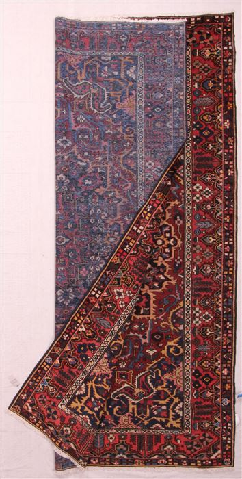 Bakhtiar Red Hand Knotted 86 X 121 Area Rug 400-16503 Image 5