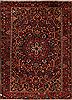 Bakhtiar Red Hand Knotted 86 X 121  Area Rug 400-16503 Thumb 0