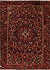 Bakhtiar Red Hand Knotted 86 X 121 Area Rug 400-16503 Thumb 0