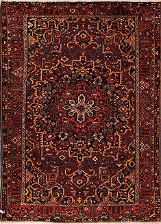 Bakhtiar Red Hand Knotted 8'6" X 12'1"  Area Rug 400-16503