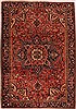 Heriz Purple Hand Knotted 80 X 115 Area Rug 400-16505 Thumb 0