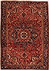 Heriz Purple Hand Knotted 80 X 115  Area Rug 400-16505 Thumb 0