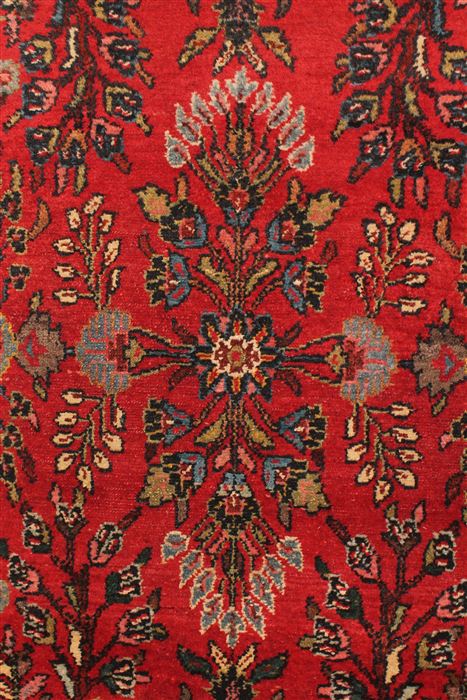 Hamedan Purple Runner Hand Knotted 29 X 172 Area Rug 400-16507 Image 4