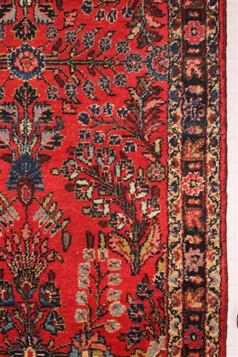 Hamedan Purple Runner Hand Knotted 29 X 172 Area Rug 400-16507 Image 5