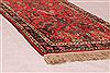 Hamedan Purple Runner Hand Knotted 29 X 172 Area Rug 400-16507 Thumb 6
