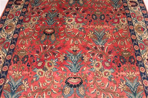 Khoy Purple Hand Knotted 411 X 93 Area Rug 400-16509 Image 3