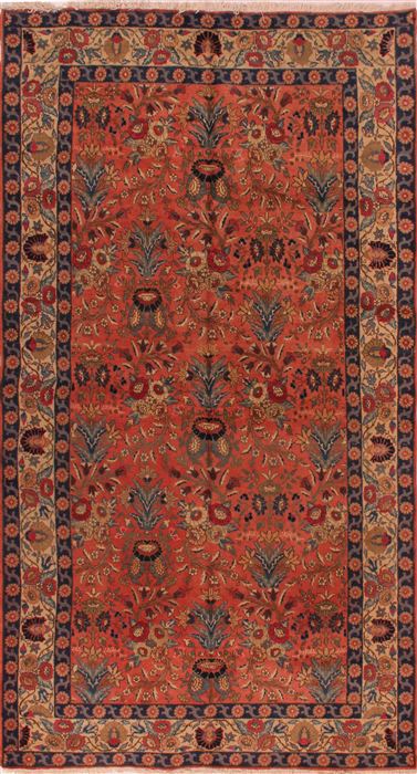 Khoy Purple Hand Knotted 411 X 93 Area Rug 400-16509 Image 0