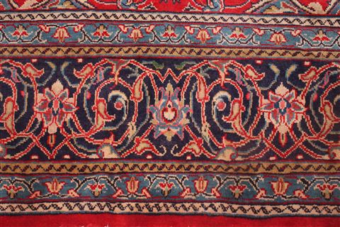 Sarouk Red Hand Knotted 98 X 131 Area Rug 400-16510 Image 7
