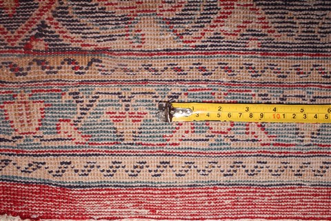 Sarouk Red Hand Knotted 98 X 131 Area Rug 400-16510 Image 12