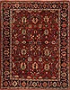 Mahal Red Hand Knotted 84 X 107  Area Rug 400-16513 Thumb 0