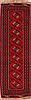 Bokhara Red Runner Hand Knotted 26 X 79  Area Rug 400-16520 Thumb 0