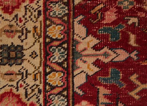 Turco-Persian Red Hand Knotted 42 X 52 Area Rug 400-16521 Image 10