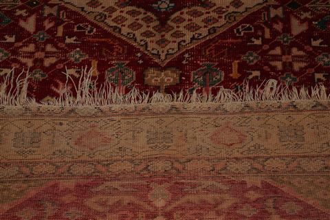 Turco-Persian Red Hand Knotted 42 X 52 Area Rug 400-16521 Image 11
