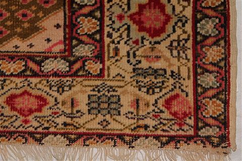 Turco-Persian Red Hand Knotted 42 X 52 Area Rug 400-16521 Image 6