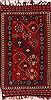 Turkman Red Hand Knotted 49 X 88  Area Rug 400-16525 Thumb 0
