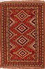 Turco-Persian Red Hand Knotted 66 X 92  Area Rug 400-16527 Thumb 0
