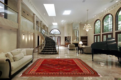 Turkman Red Flat Woven 58 X 89 Area Rug 400-16531 Image 1