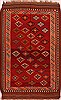 Turkman Red Flat Woven 58 X 89  Area Rug 400-16531 Thumb 0