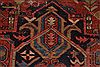 Heriz Purple Hand Knotted 88 X 116  Area Rug 400-16532 Thumb 7