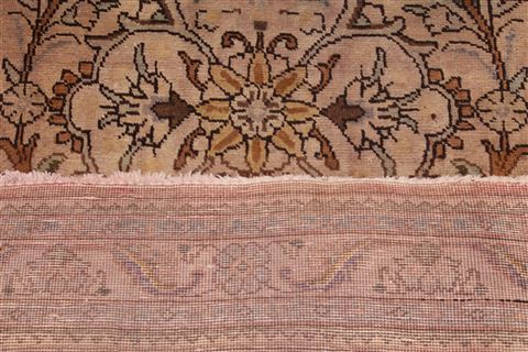 Tabriz Purple Runner Hand Knotted 34 X 130 Area Rug 400-16533 Image 10