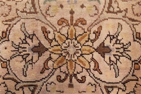 Tabriz Purple Runner Hand Knotted 34 X 130 Area Rug 400-16533 Image 7