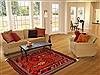 Turkman Orange Hand Knotted 50 X 79  Area Rug 400-16535 Thumb 4