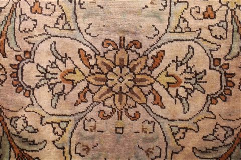 Tabriz Purple Runner Hand Knotted 33 X 129 Area Rug 400-16537 Image 4