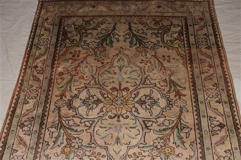 Tabriz Purple Runner Hand Knotted 33 X 129 Area Rug 400-16537 Image 5
