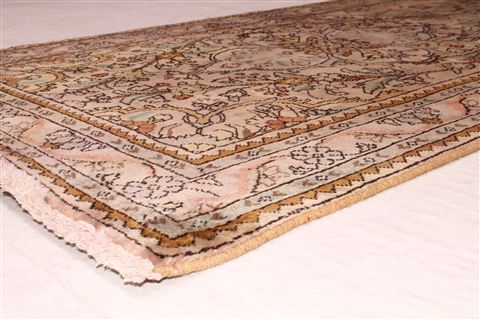 Tabriz Purple Runner Hand Knotted 33 X 129 Area Rug 400-16537 Image 6