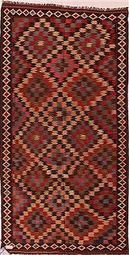 Persian Varamin Beige Runner 10 to 12 ft Wool Carpet 16541
