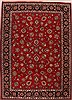 Mashad Red Hand Knotted 82 X 114  Area Rug 400-16544 Thumb 0