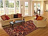 Ardebil Purple Hand Knotted 80 X 114 Area Rug 400-16545 Thumb 4