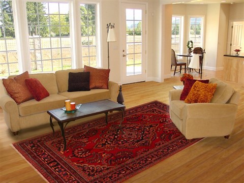 Lilihan Red Hand Knotted 711 X 115 Area Rug 400-16547 Image 4