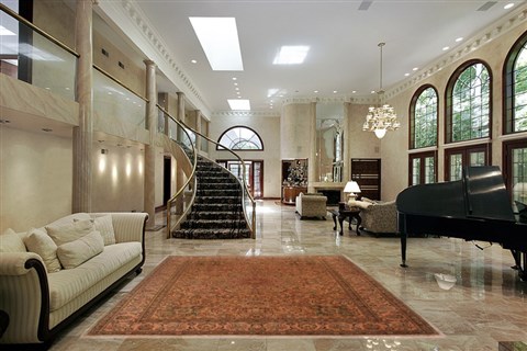 Tabriz Purple Hand Knotted 80 X 113  Area Rug 400-16551 Image 1