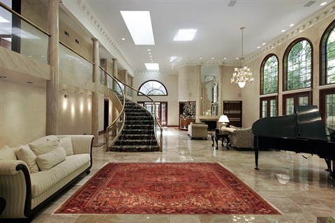 Heriz Red Hand Knotted 82 X 115 Area Rug 400-16552 Image 1