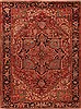 Heriz Red Hand Knotted 79 X 110  Area Rug 400-16554 Thumb 0
