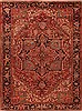 Heriz Red Hand Knotted 79 X 110 Area Rug 400-16554 Thumb 0