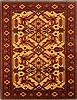 Kazak Yellow Hand Knotted 72 X 94  Area Rug 250-16561 Thumb 0