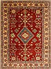 Kazak Red Hand Knotted 83 X 102  Area Rug 250-16566 Thumb 0