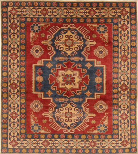 Kazak Red Hand Knotted 64 X 89 Area Rug 250-16569 Image 0
