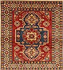 Kazak Red Hand Knotted 64 X 89  Area Rug 250-16569 Thumb 0