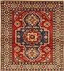 Kazak Red Hand Knotted 64 X 89 Area Rug 250-16569 Thumb 0