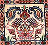 Bakhtiar Red Hand Knotted 68 X 99 Area Rug 400-16573 Thumb 19