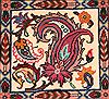 Bakhtiar Red Hand Knotted 68 X 99 Area Rug 400-16573 Thumb 20