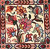 Bakhtiar Red Hand Knotted 68 X 99  Area Rug 400-16573 Thumb 22