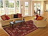 Bakhtiar Red Hand Knotted 68 X 99 Area Rug 400-16573 Thumb 2