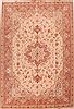 Tabriz White Hand Knotted 69 X 911 Area Rug 400-16575 Thumb 0